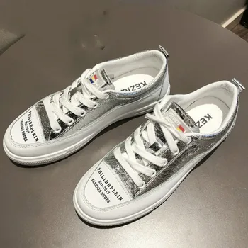 

Bling fashion White running shoes for women PU Height Increasing Waterproof fashion sneakers women zapatos de mujer MA-134