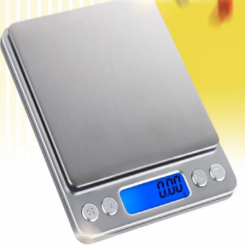

AAA battery digital kitchen scale bilancia da cucina balance cuisine seasoning food scale English menu free shipping