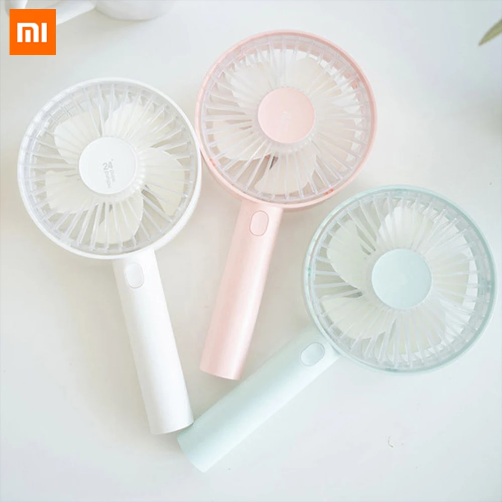 

Hot Mi Ecological Brand Fan Portable Handheld Rechargeable Built-in Battery 2000mAh USB Port Handy Mini Fan For Summer Office