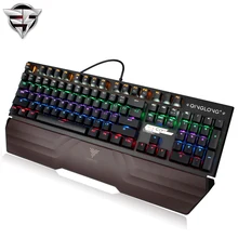 TEAMWOLF Tsing Lung Mechanical Keyboard 104 MX Backlight Big Hand holding Metal Panels gaming keyboard For Laptop PC office