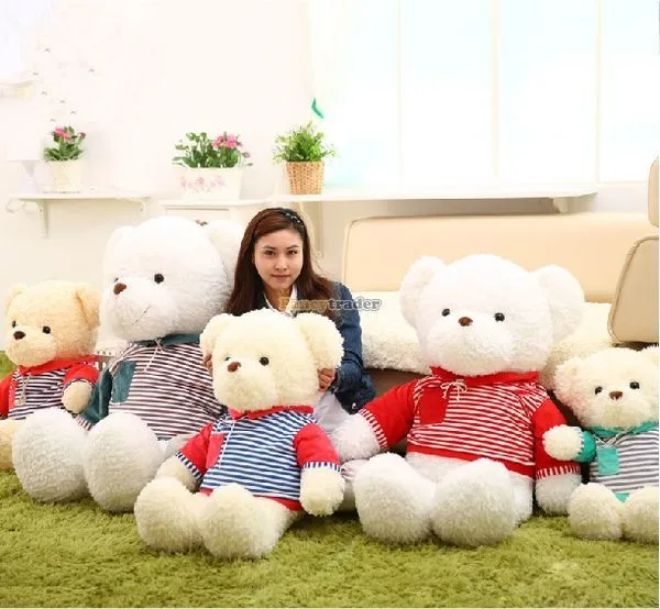 Fancytrader New Style! 47'' 120cm Lovely Giant Stuffed Soft Plush Funny Teddy Bear, 4 Colors, Free Shipping FT50855 (4)