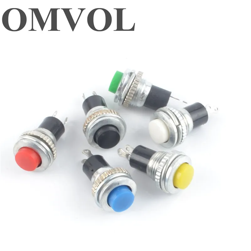 10pcs 10mm spring return Small push button switchin Switches from