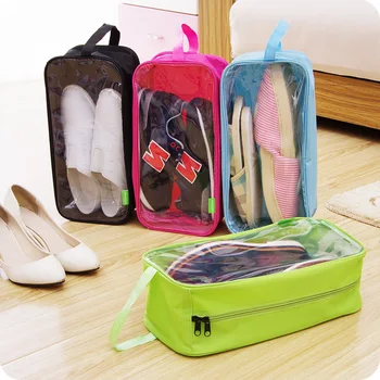 

vanzlife storage home hanging organizer travel storage box waterproof dust proof bag for shoe transparent zip lock plastic bag