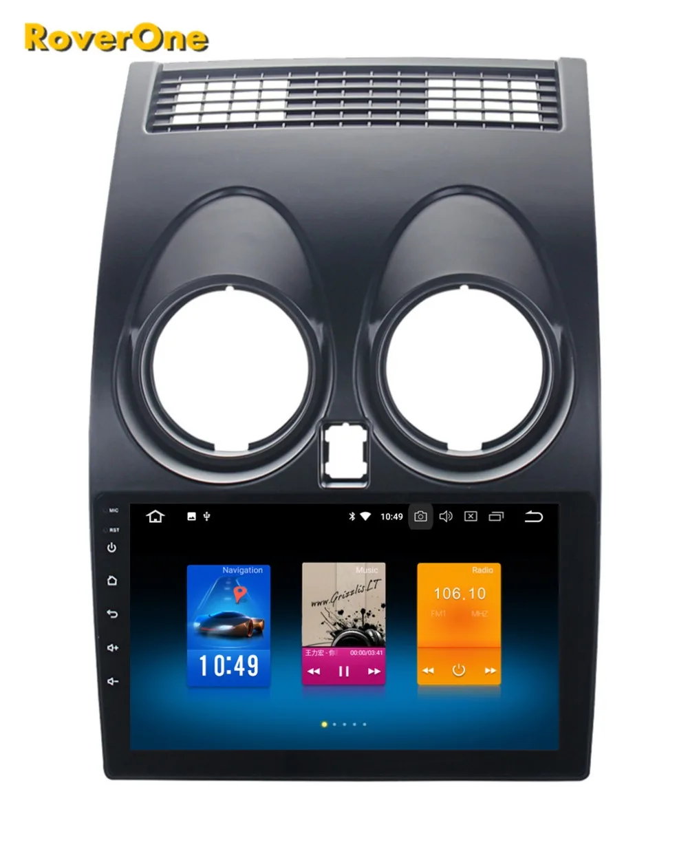 Top RoverOne Car Multimedia System For Nissan Qashqai 2008 - 2014 Android 9.0 Octa Core Radio GPS Navigation Media Player PhoneLink 11