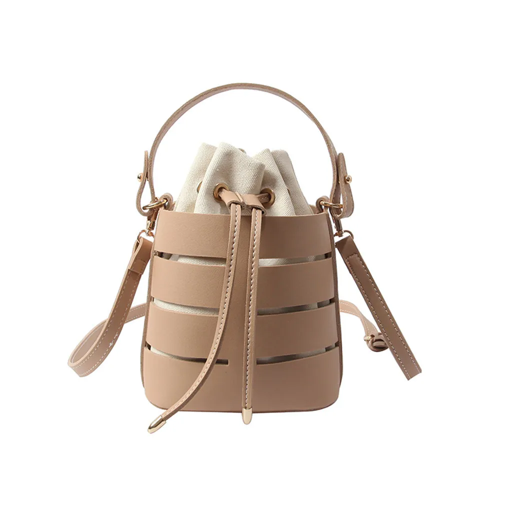 

Xiniu Women's Fashion Hollow Shoulder Bag Multi-Function Bag Multi-Layer Handbag Designer Bolsa de ombro das mulheres#30