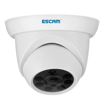

ESCAM QH001 1080P HD Dome IP Camera Home Surveillance Security Camera Night Vision Motion Detection H.265 ONVIF