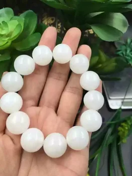 

Hetian yu bracelet no crack no black men and women