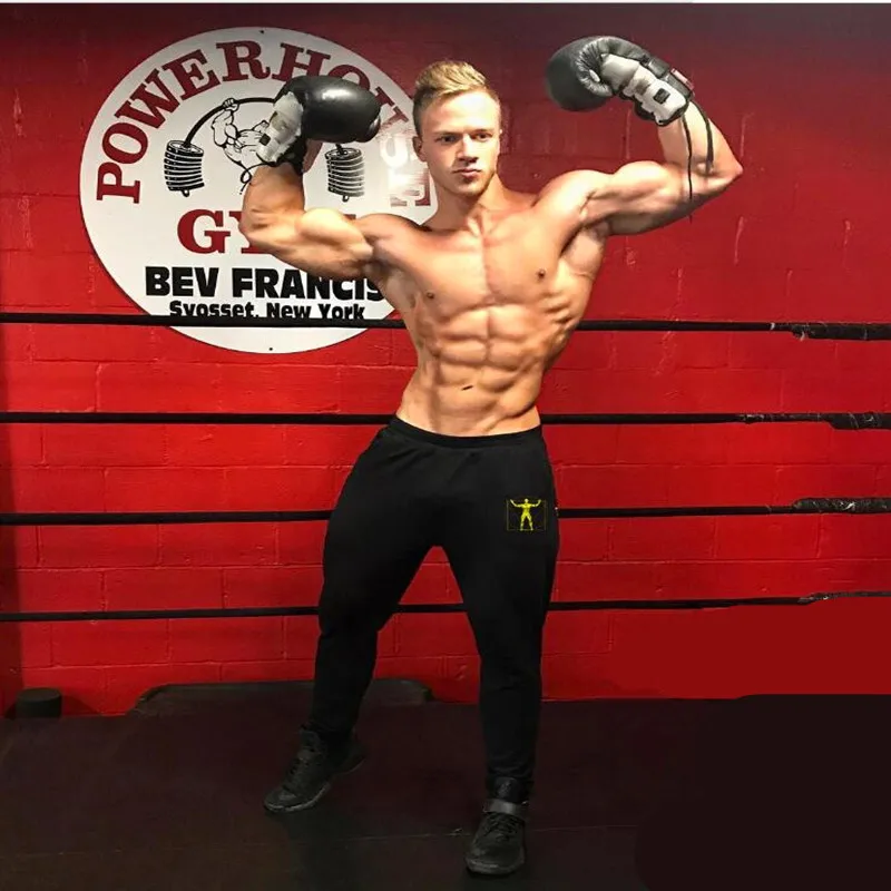

2019 Newest Mens Sweatpants Summer Man Gyms Fitness Bodybuilding Joggers Workout Trousers Men Casual Cotton Pencil Pants Hombre