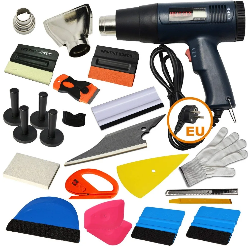 EHDIS Window Tint Tool Kit Auto Electric Hot Gun Air Heat Guns Vinyl