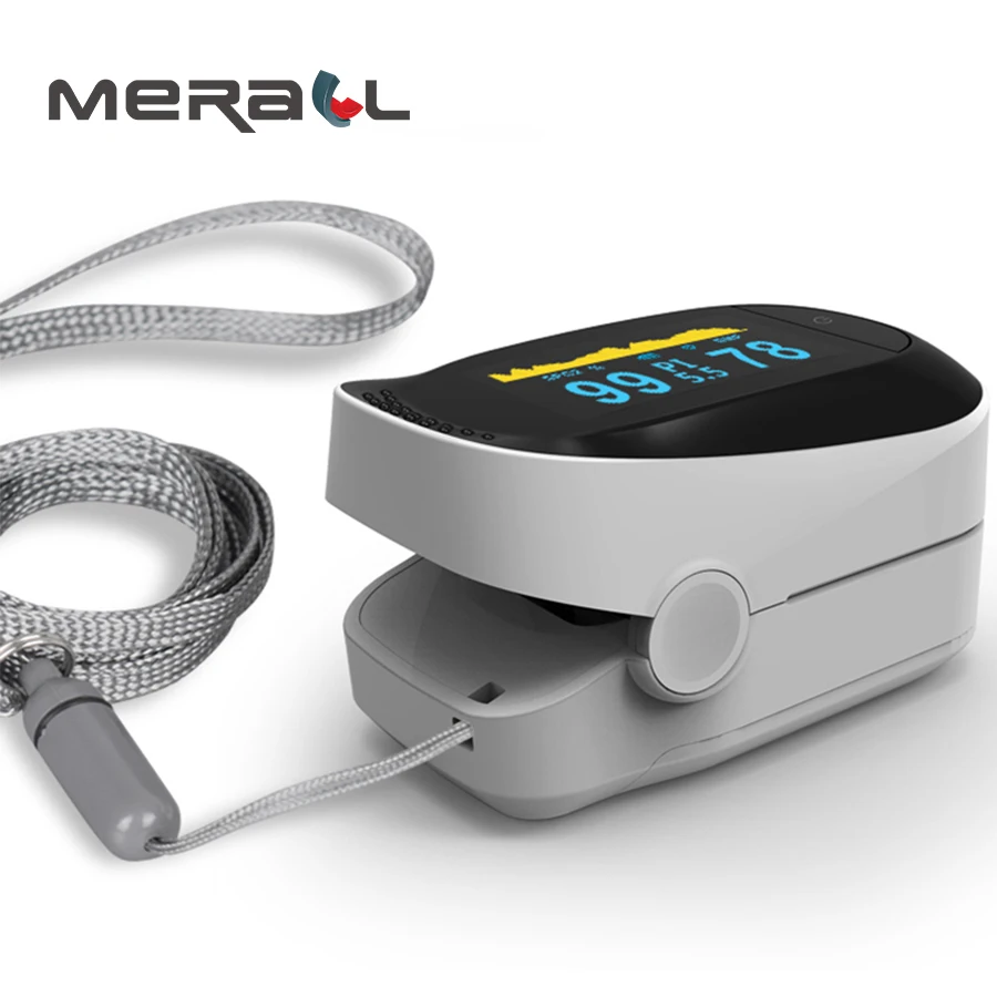 

New Fingertip Pulse Oximeter Blood Oxygen Saturation SPO2 Heart Rate Monitor Household OLED Calculate Heart Rate Blood Pressure
