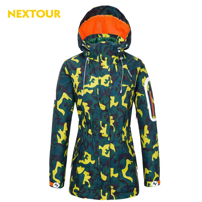 NEXTOUR outdoor font b Ski b font Jacket Women 3in1 Windbreaker Removable cotton liner cap Thermal
