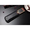 A8 1600mAh Battery Vibration Luxury Metal Body Car Logo Dual Sim Cards Mobile Cell Phone With Leather Case Gift 6