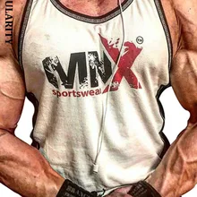 MUSCULARITY, новинка, бутик, безрукавки, мужские, дышащие, в сетку, компрессионные, мужской жилет, для тренажерного зала, бодибилдинг, модная майка