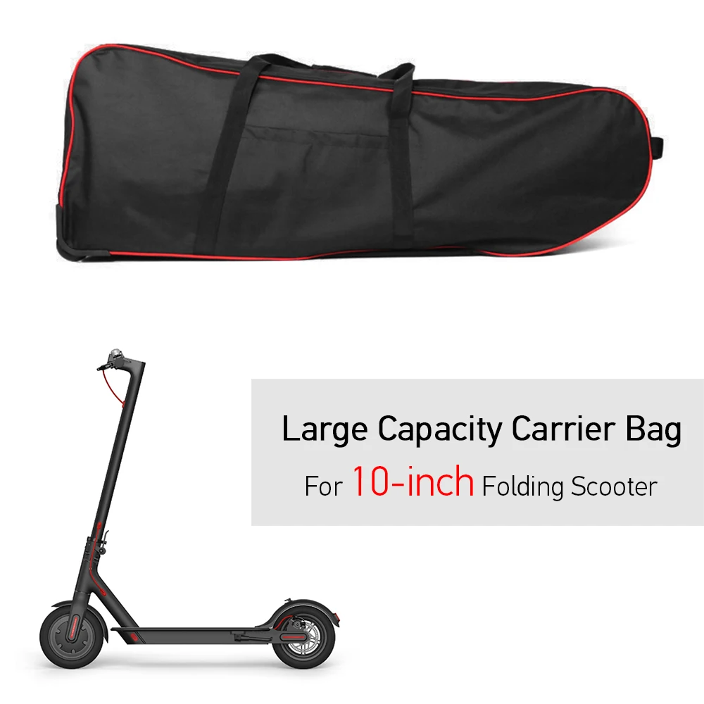 

Large Capacity Electric Scooter Carry Bag for 10 Inch Foldable Electric Scooter Carrier Transport Bag Roller Bag with Wheels