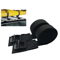 2 шт набор бандаж каноэ Каякинг Завязывается с высокой прочностью багаж жгут для багажника черный