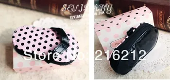 

4 Piece Pedicure Kit With Pink Polka Dot Flip Flop Case Favor Wedding Gifts Supplies