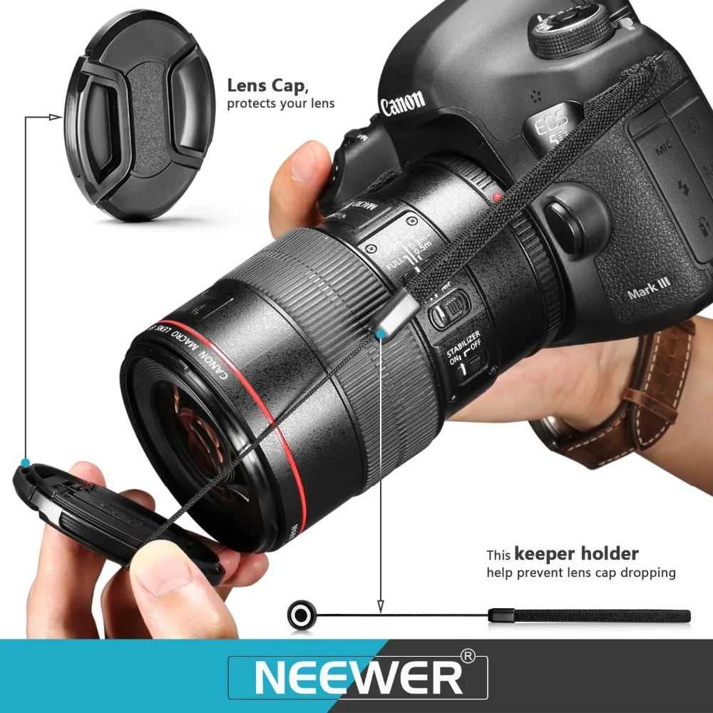 Объектив Neewer 52 мм Профессиональный UV CPL FLD фильтр для объектива и нейтрально-серый ND фильтр (ND2/ND4/ND8) и крупным планом макро набор аксессуаров