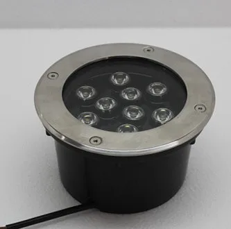 

waterproof 1 * 9w single color Epistar good stainless steel LED underground light white / warm white led spot lamp
