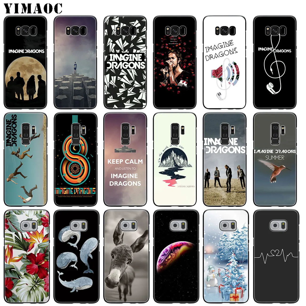 YIMAOC imagine dragons night music Soft Silicone Case for Samsung Galaxy S20 Ultra S10 Lite S9 S8 Plus S7 Edge S10e Cover | Мобильные