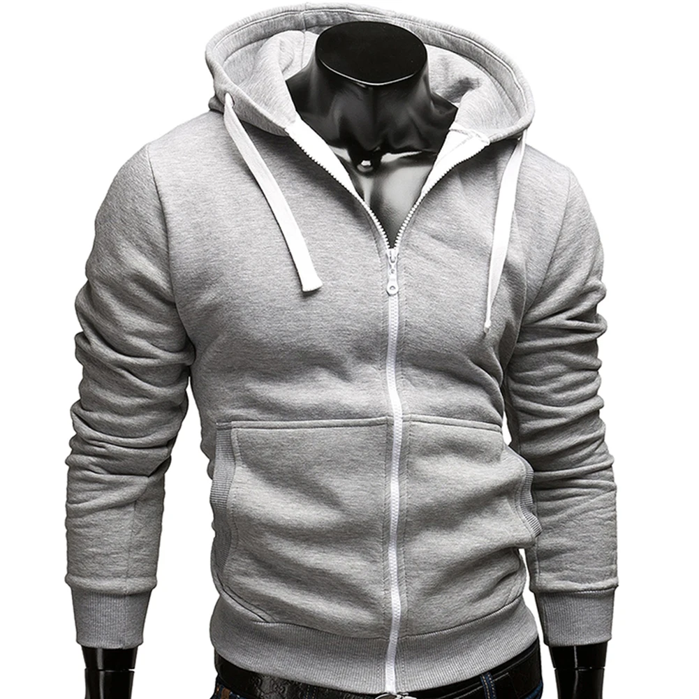 

Young People Long Sleeve Pullover Fabala Contrast Color Side Zipper Spring Solid