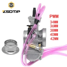 ZSDTRP PWM 34 36 38 40 42mm Keihin Carburetor Universal Shift Karts 2T Racing Motorcycle Scooter UTV ATV KTM 250CC Carburador ZSDTRP PWM 34 36 38 40 42mm Keihin Carburetor Universal Shift Karts 2T Racing Motorcycle Scooter UTV ATV KTM 250CC Carburador