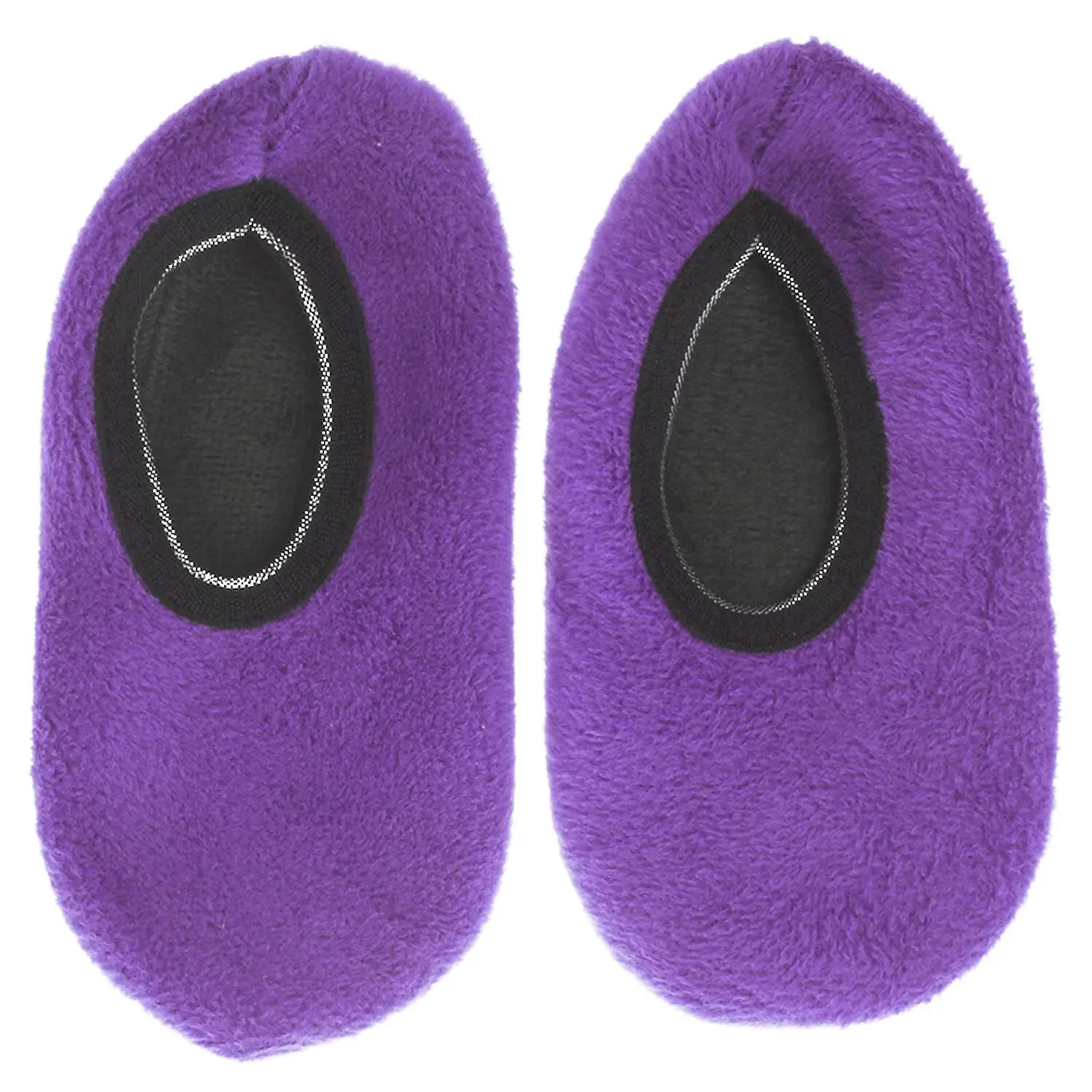 1 Pair Child Non Slip Slipper Socks Gripper Slippers Yoga Colorpurple