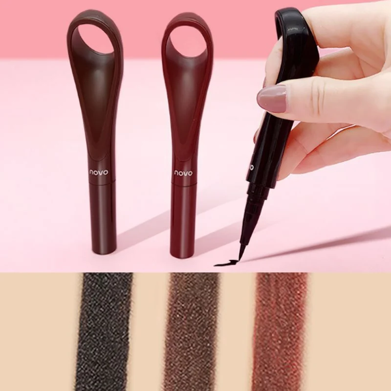 

NOVO Brand Lightweight fingertips Eyeliner Anti shake Quick drying Easy to get started Lasting waterproof Non halo dyeing