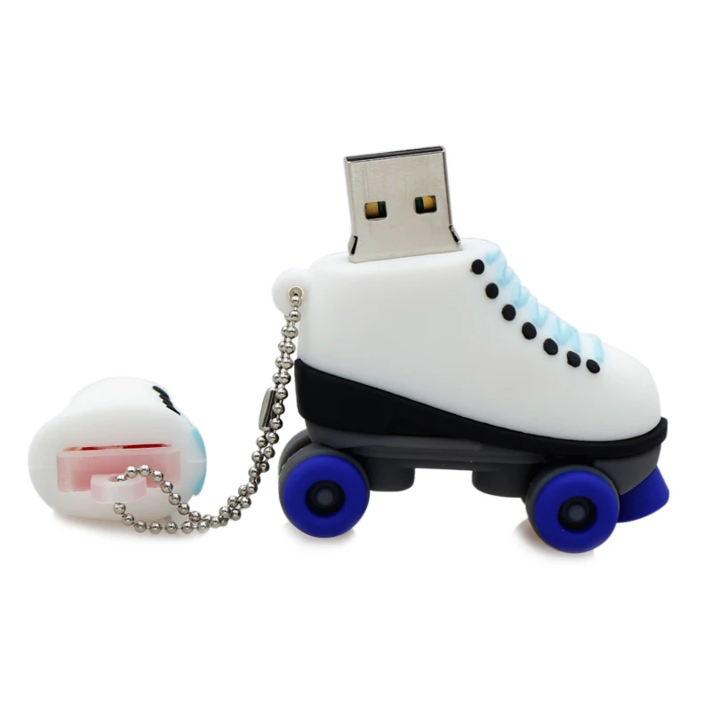 Usb 2.0 pendrive 4G 8G 16G 32G roller skate pen drives Flash drive