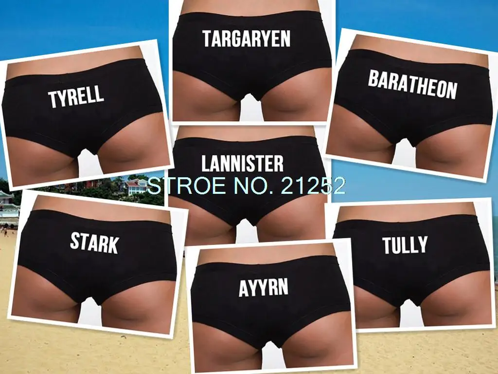 

CUSTOM HOUSE Undies Game of Thrones Inspired Underwear Panties