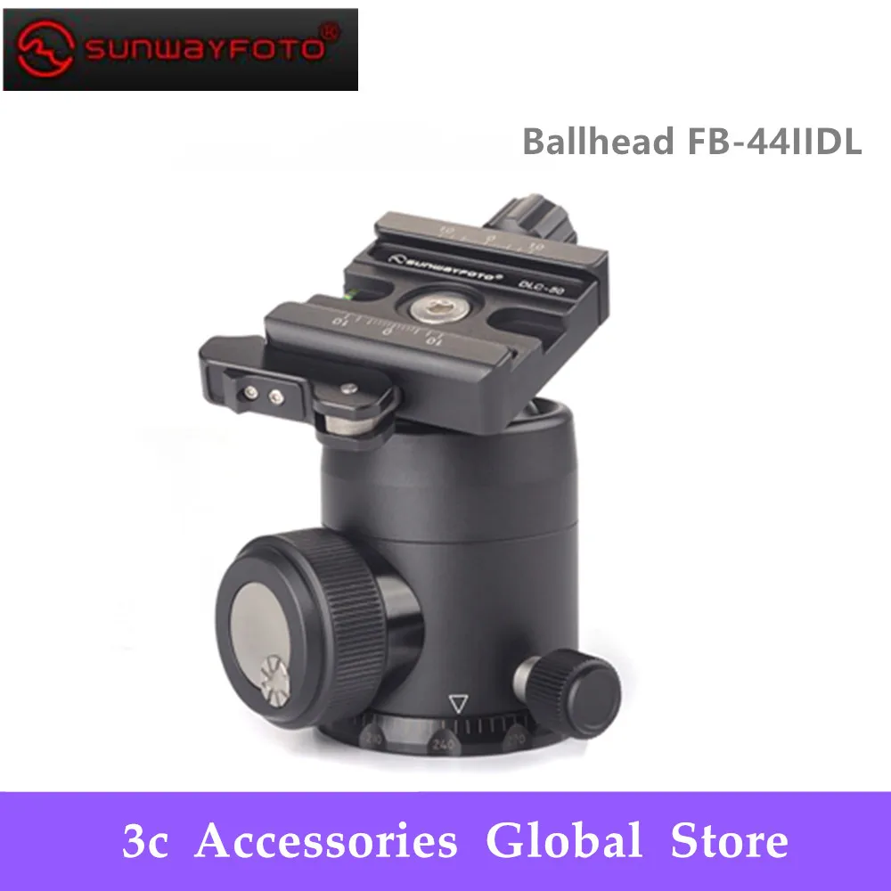 

SUNWAYFOTO FB-44IIDL Tripod head for DSLR Camera Tripode Ballhead Professional Aluminum Monopod Panoramic Tripod Ball Head