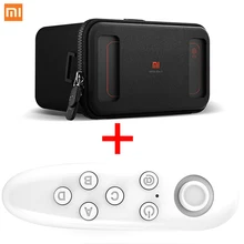 Cheap Xiaomi VR Original Mi Caja de Cartón de Realidad Virtual Con Control Remoto 3D Envolvente Auriculares para 4.7-5.7 pulgadas teléfono