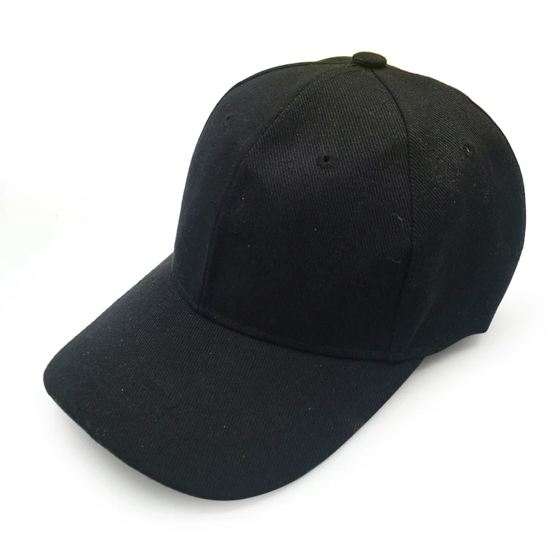 

2019 Black Cap Solid Color Baseball Cap Snapback Caps Casquette Hats Fitted Casual Gorras Hip Hop Dad Hats For Men Women Unisex