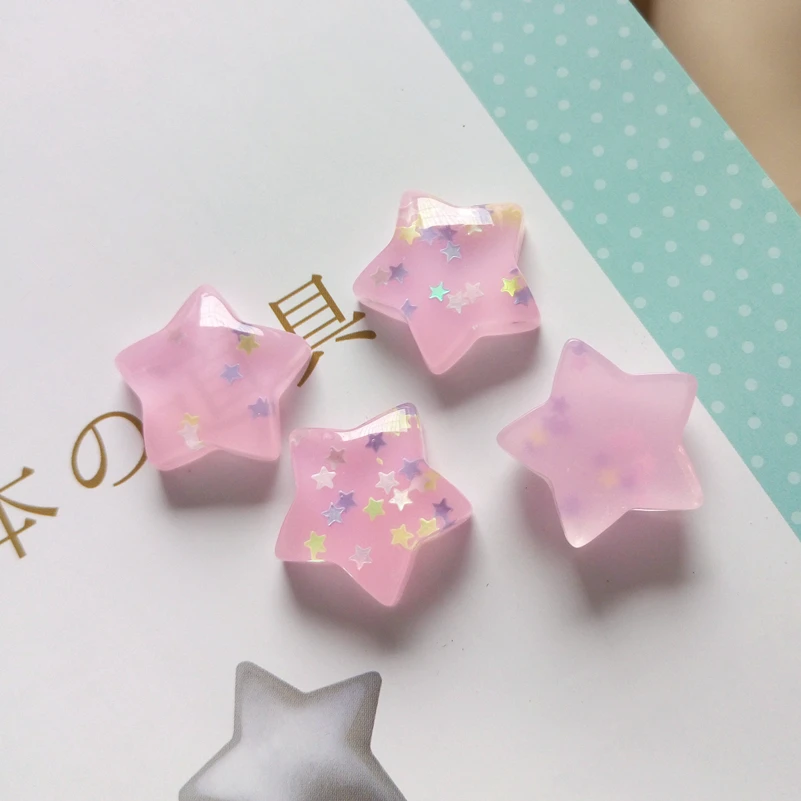 star resin cabochon