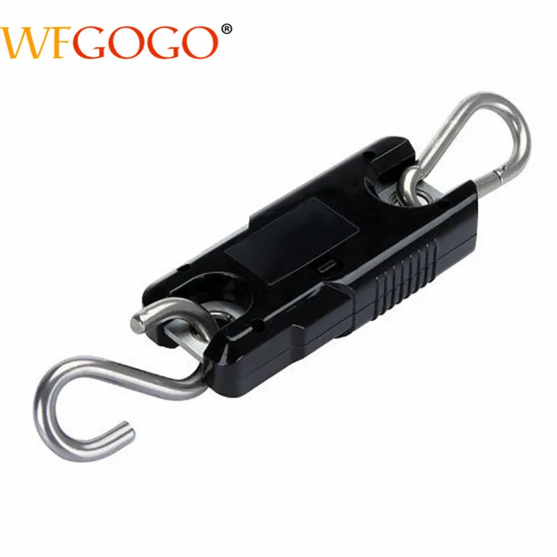  Mini Portable Crane Scale Large Capacity 300kg/0.1kg LCD Display Digital Electronic Hook Hanging Sc