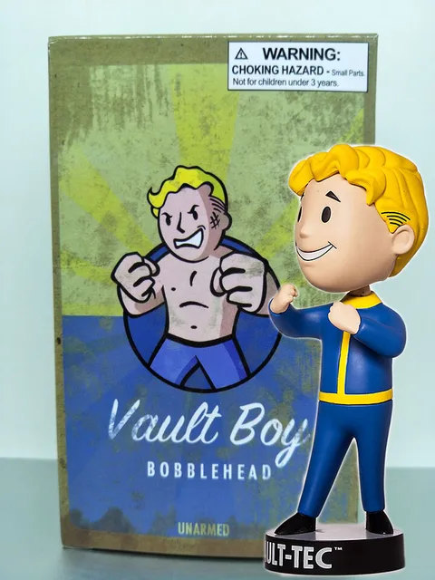 15 Cm Cm Fallout 4 Q Versionshaking Head Pvc Action Figure Explosives Charisma Intelligence Speech Barter Model Toys Kids Gift Kids Gifts Action Figurepvc Action Figure Aliexpress