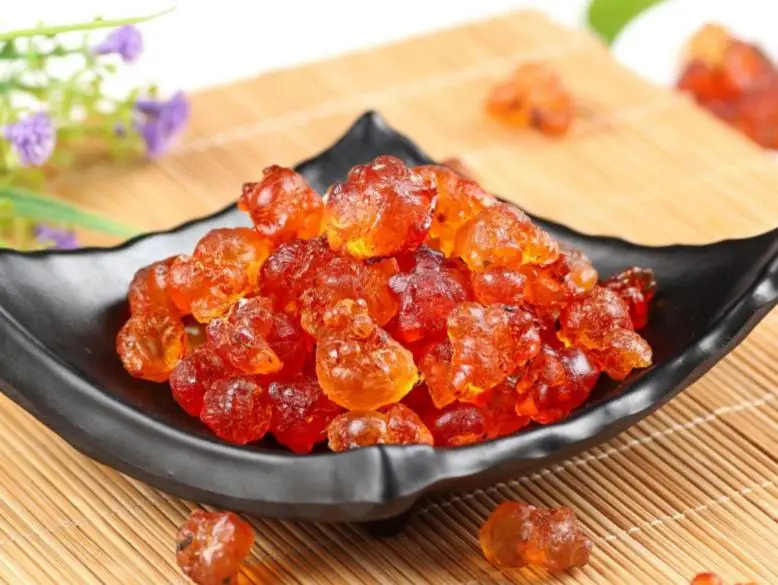 

Wild Natural Tao Jiao Peach Resin Gum Jelly Food Grade Gum