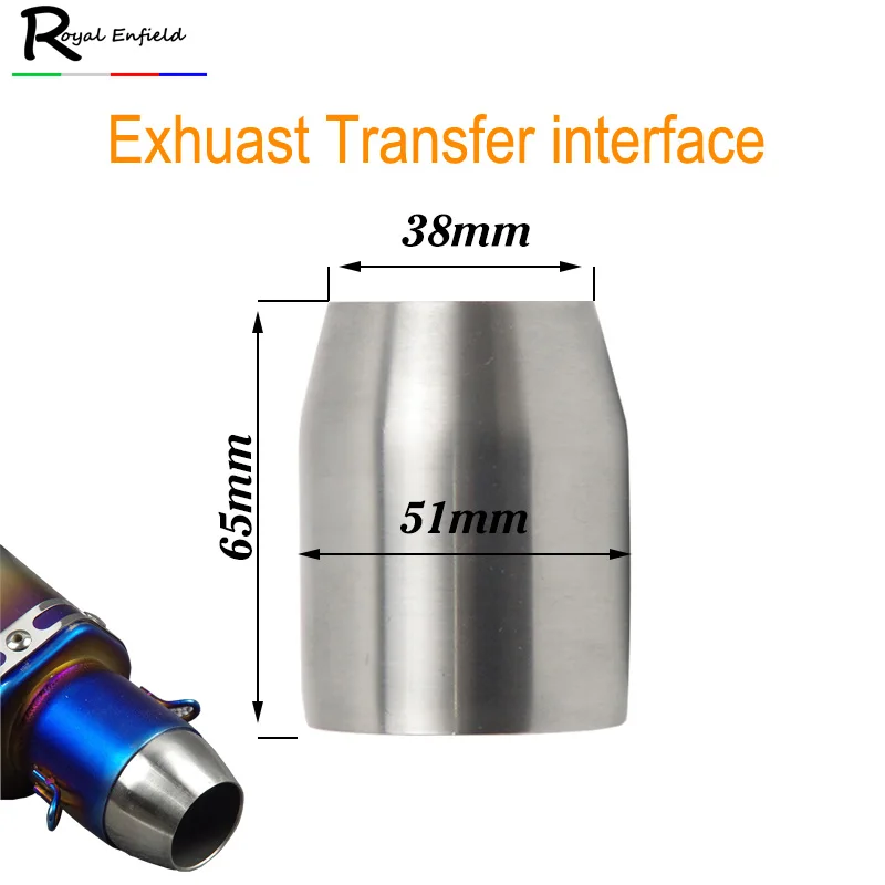 

CNC modified motorcycle exhaust pipe intubate interface triangle exhaust pipe gp tube exhaust pipe