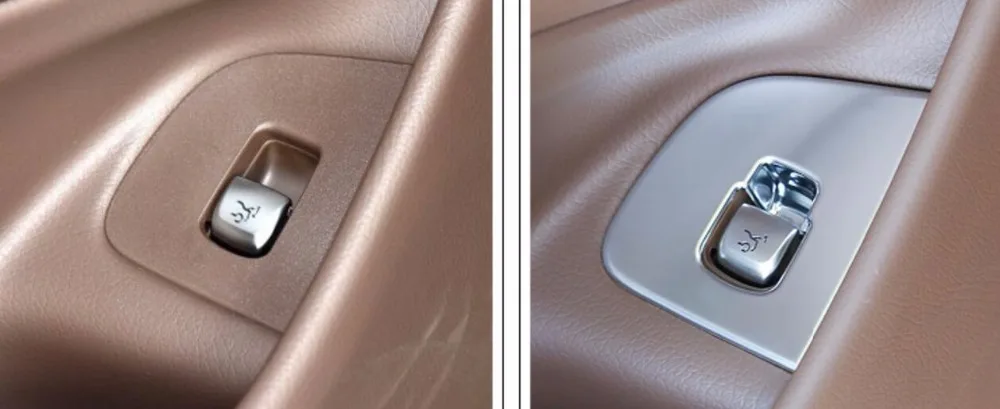 

Chrome ABS Rear Trunk Door Open Button Trim For Mercedes Benz W213 E200 E300 E350 E400 E Class 2017 LHD