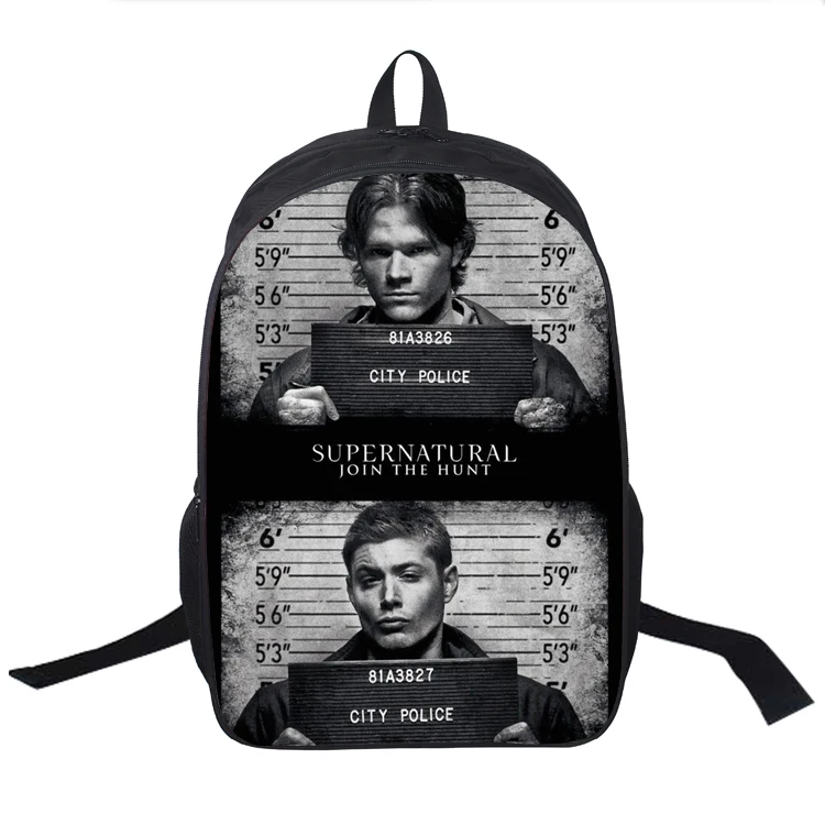 Высококачественный рюкзак Supernatural для детей, сумки для мальчиков и девочек, модный подарок-сюрприз, рюкзак для подростков, школьный рюкзак - Цвет: 9