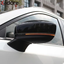 Для Mazda CX5 CX-5 KF, автомобильные накладки на зеркало заднего вида, наклейки с блестками, внешние автомобильные аксессуары, 2 шт