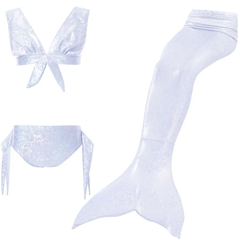 mermaid tails swimwear White DH15-1