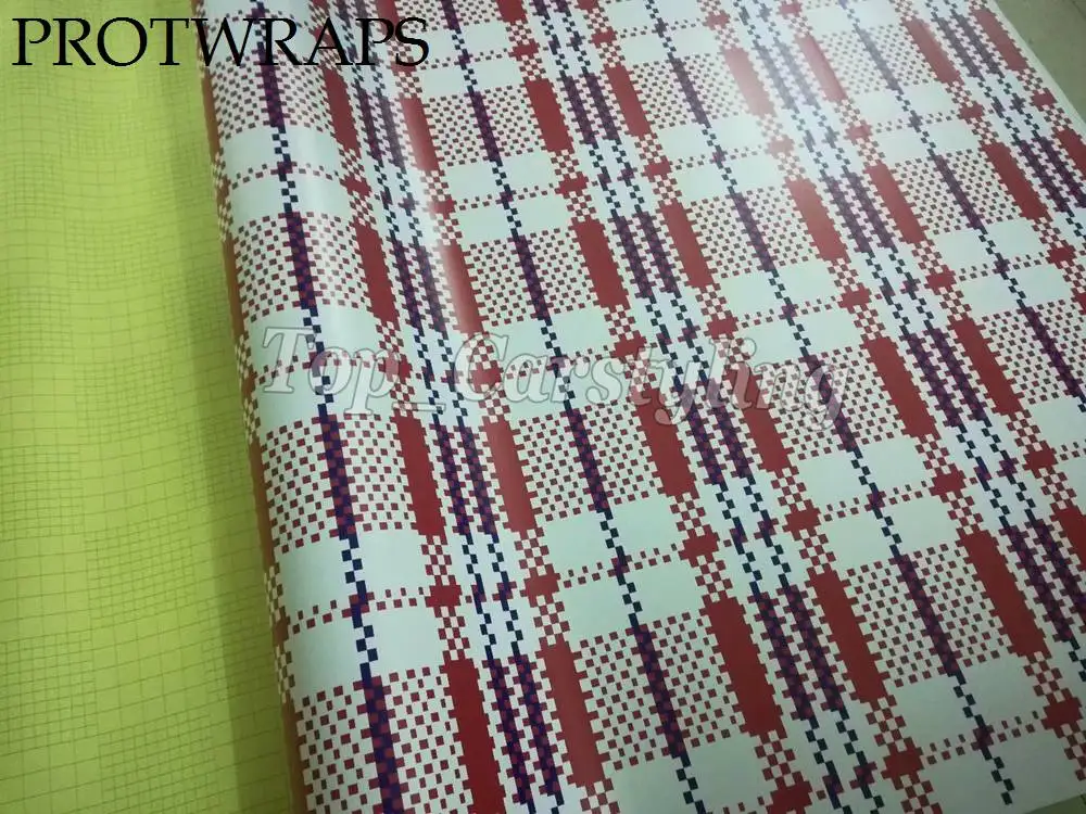 red white flag camo vinyl car wrapping styling covering foil film  (3)