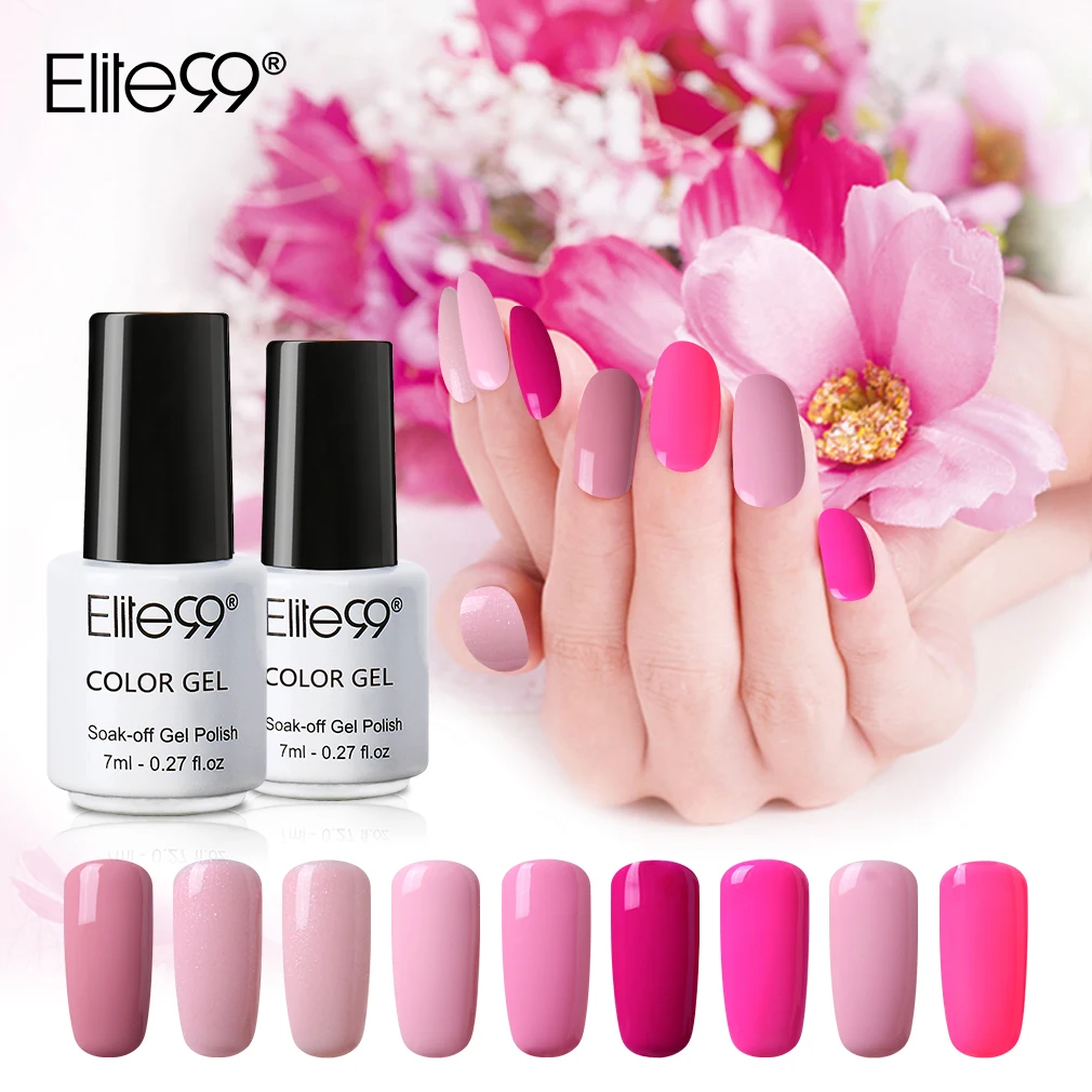

Elite99 Gel Polish All For Manicure Vernis top coat UV LED Gel Varnish Soak Off Nail Art Gel Nail Polish Base Coat Color Gel