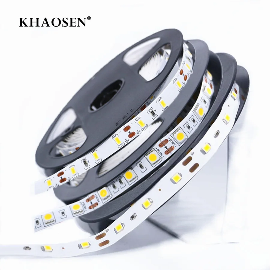 Светодиодная лента Khaosen SMD 2835 5630 5050 не является водонепроницаемой RGB розовая 300