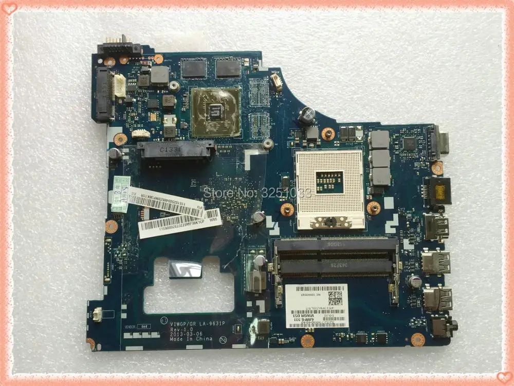 Материнская плата для ноутбука Lenovo G500 VIWGP/GR LA-9631P REV 1 0 с поддержкой процессора i3 i5 i7