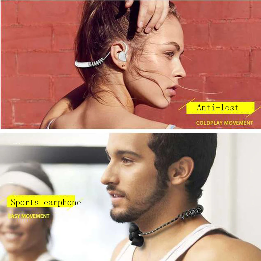 Cordless Headphone Neckband Bloototh Bluetooth Earphone Wireless Sport Headset in Ear phone Stereo Buds VS bluedio tn  (3)