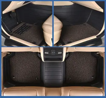 

Myfmat new floor mats car rugs leather pad double-layer for ROVER 75 MG TF MG 3/6/7/5 Maserati Coupe Spyder Quattroporte Maybach