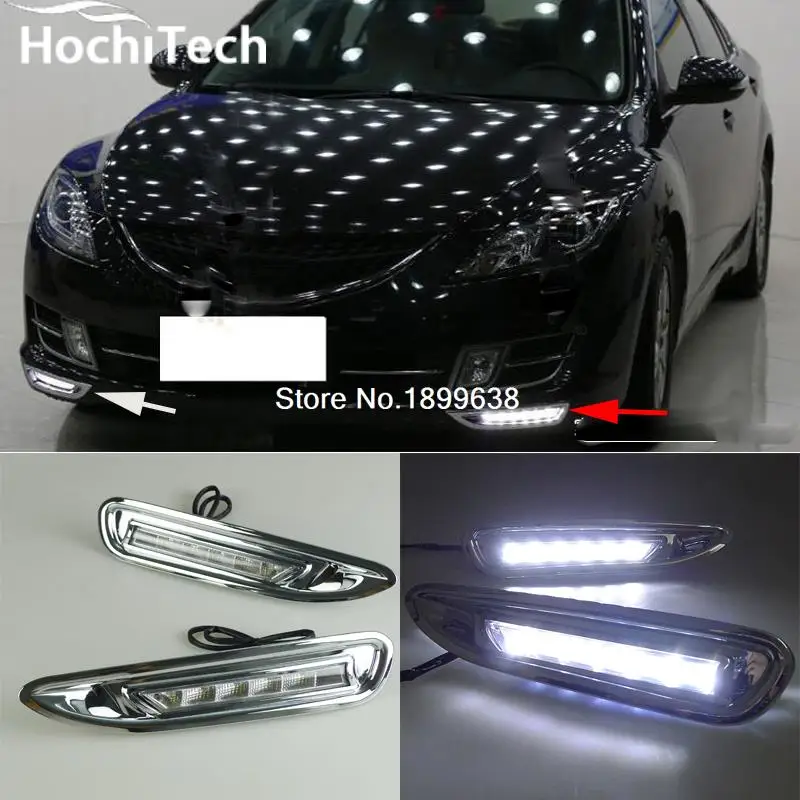 High Quality And Waterproof LED Car DRL Daytime Running Lights Fog Light For Mazda 6 2008