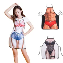 Waterproof Multicolor Sexy Women Kitchen Apron Funny Men Apron BBQ Fashion Apron Sleeveless Waiter Aprons delantal cocina