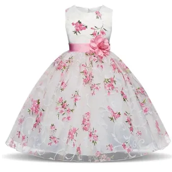 

HaoChengJiaDe Kids Clothes Wedding Events Flower Girl Dress Birthday Party Children Clothing Summer Tutu Dress For Girls Dresses